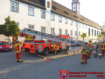 Zugübung der Freiw. Feuerwehr Bad Wörishofen im Kloster der Dominikanerinnen