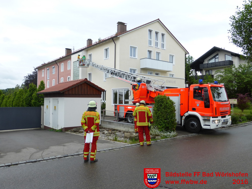 Drehleiterfortbildung in Bad Wörishofen